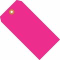 Bsc Preferred 5 1/4 x 2 5/8'' Fluorescent Pink 13 Pt. Shipping Tags, 1000PK S-3945P